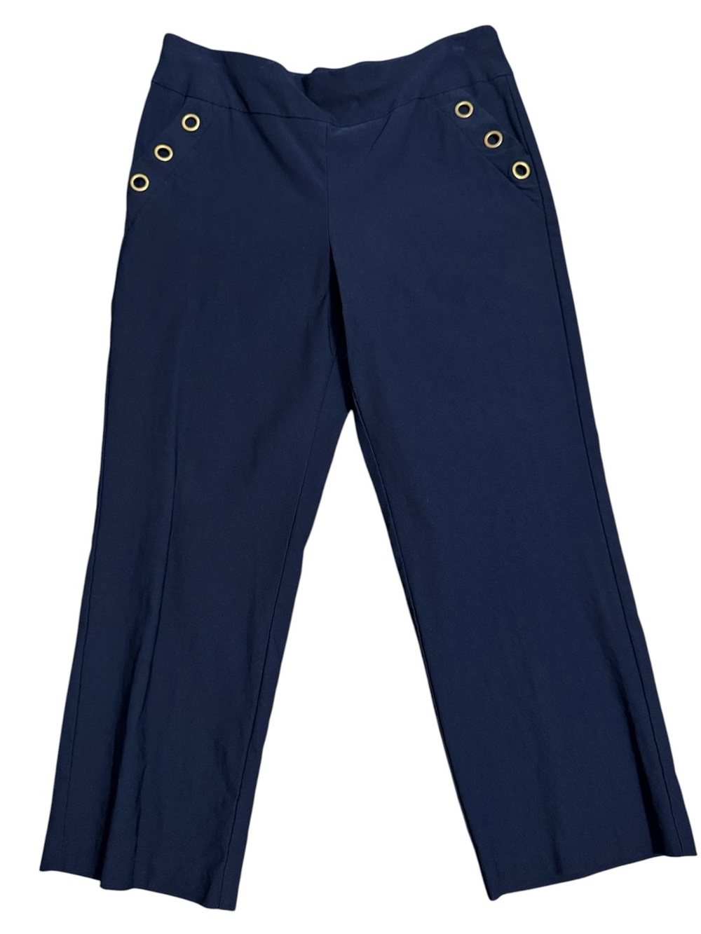 INGREDIENTS size 12 navy blue dress pants ankle crop